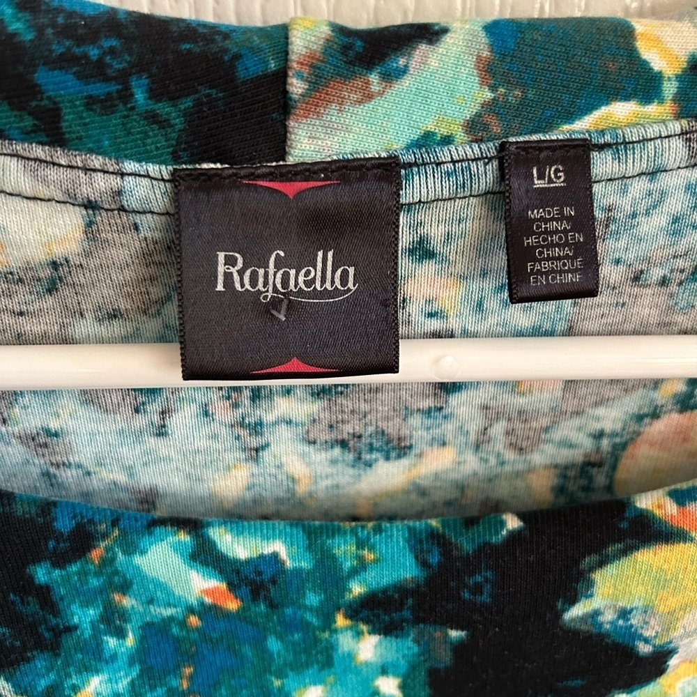 Rafaella Multicolor Abstract Top - Picture 2 of 4